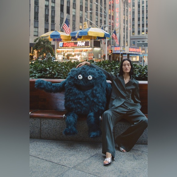 ZARA Emerald Green Satin Matching Coord Suit - Picture 2 of 16